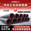 Tubo de espuma pré-fabricado enterrado diretamente Tubo de aquecimento e energia térmica de engenharia municipal Tubo espiral de grande diâmetro Tubo de aço com isolamento de poliuretano
