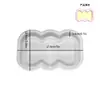 Molde de silicona para bandeja de frutas epoxy DIY transfronterizo, plato ovalado, bandeja de almacenamiento de amor, plato de frutas de flor de nube