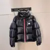 Chamarra de plumón Mengjia Maya con cinta de rayas de colores, de alta gama, para el frío del invierno, cálida, unisex, para pareja, cortavientos, marca de moda