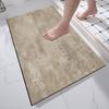 Alfombra de baño simple, antideslizante, de diatomeas, para puerta de baño, absorbente