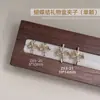 Acessórios de Nail Art com Design de Borboleta e Zircônia Dourada, Luxo Leve Dourado e Prateado Decorações de Unha Exquisite com Strass, Venda por Atacado em Estoque