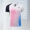 Nuevos Uniformes de Bádminton de Verano 2026 para Hombres y Mujeres Yy Manga Corta Secado Rápido Transpirable Ropa Deportiva Tops Compra Grupal con Impresión