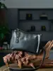 Nueva Bolsa de Moda Cuero Curtido Vegetal Capa Superior Piel de Vaca Bolso para Mujer Bolso Cruzado de Cuero Genuino Cuero de Yeso Bolso Vintage Tipo Almohada 832