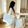 Sacola de compras, sacola ecológica, sacola tecida portátil dobrável, bolsa de armazenamento de grande capacidade para lojas de roupas, atacado de sacolas de embalagem