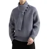 Popular Transfronterizo Talla Europea Talla Grande Suéter Desmontable Suéter para Hombre Gama Alta Botones Otoño e Invierno Venta al por Mayor de Fábrica
