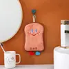 Série de Panificação Coral Fleece Estilo Porta Cartão Queijo Desenho Animado Toalha de Mão Absorvente de Água Espessa Banheiro Cozinha Toalha de Mão