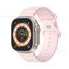 A nova pulseira Apple é adequada para AppleWatch 8ª geração Ultra/4567 Fivela de oito pinos Marinha pulseira de silicone