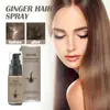 OUHOE Spray para el Cuidado del Cabello de Jengibre Cabello Anticaída Sólido Cabello Hidratante Cabello Denso Nutritivo Spray para el Cuidado del Cabello