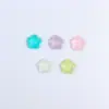 Estrela Luminosa de Cinco Pontas Coração Flor de Ameixa Geométrica Patch de Resina DIY Brincos Feitos à Mão Acessórios para Cabelo Material de Acessórios Cola