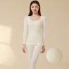 2024 Inverno Terno Quente Luz Modelagem Corporal e Abdominal Body terno Base Sem Costura Roupas de Outono e Calças de Outono Slim Fit Grande U-Neck