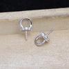 Acessórios DIY joias de pérolas S925 pingente de anel fechado de prata suporte vazio suporte vazio de pérolas 5773 um preço de 8-12
