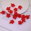 Orifício para Pendurar Translúcido Estrela 3D Acrílico DIY Colar Pulseira Pingente Materiais de Joias Acessórios