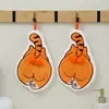 Toalla de mano absorbente de secado rápido, engrosada, colgante, de dibujos animados de animales lindos, creativa, adecuada para uso doméstico en cocina y baño
