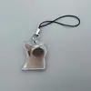 Comida Gato Cabeza Plátano Gato Expresión Llavero Rojo de Internet Escultura de Arena Gato Kuso Pequeño Libro Rojo Explosiones Colgante Mochila