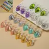 Concha de Caracol Luminosa de Colores Llavero Hecho a Mano DIY Colgante para Bolsos Pendientes Accesorios de Joyería Acrílicos