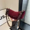Bolso de Axila de Leopardo Estilo Coreano para Mujer Otoño e Invierno 2024 Nuevo Bolso Retro de Gamuza Mate con Cuernos Bolso de Hombro Cruzado