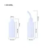 Botella de Plástico con Punta Cruzada Pe Pet Gotero para Oído Líquido 60ml Manguera Flexible Pegamento Botella para Limpieza de Oídos
