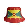 Sombrero de Pescador con Bandera de Granada, Sombrero de Ventilador con Estampado de Protección Solar Tipo Cubo para Hombres y Mujeres, Más Vendido en Ventas Transfronterizas