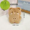 Broche de pelúcia de desenho animado boneca de urso fofa chaveiro pingente de bolsa acessórios acessórios de boneca diy atacado