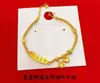 Pulsera Trenzada de Calabaza Gordita Color Dorado Nueva Pulsera Versátil de Cuerda Tejida Nueva Joyería de Tendencia Nacional Estilo Chino