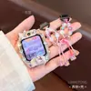 Adequado para pulseiras de relógio Xiaotiancai: edição jovem z11/z12/z10, pulseira de contas de cristal de camada dupla, corrente de relógio feita à mão z9a, d3