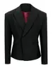 Nueva Chaqueta de Traje Original de Alta Gama Roja Ajustada a la Cintura de Doble Botonadura con Hombreras para Hombre, Primavera, Otoño e Invierno 2026