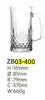 Taza de Vidrio Taza para el Hogar Taza de Agua juego Taza de Cerveza Taza de Cerveza Taza de Agua Cerveza Resistente al Calor para Hacer Té Gran Capacidad Taza de Té Engrosada con Asa