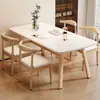 Conjuntos modernos de mesa e cadeiras de jantar, adequados para uso doméstico, mesas de jantar, designs simples, uso comercial, propriedades para aluguel e mesas práticas para lojas de bubble tea