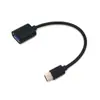 Cable Adaptador Moldeado por Inyección Otg Cable de Conversión para Disco USB Cabezal de Conversión USB a Typec Cable de Extensión para Transmisión de Datos