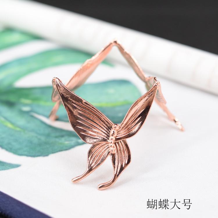 蝴蝶摆件玫瑰金大号