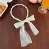 Diadema de Cadena Vintage Tela de Satén de Palacio Pinza para el Cabello Banda para el Cabello Verano para Mujer Bufanda de Seda Cinta Lazo para el Cabello Diadema