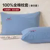 Juego de Dos Fundas de Almohada 100% Algodón Puro, Algodón Completo Algodón Lavado 48cmx74cm Núcleo de Almohada para Adultos Funda Interior Individual