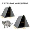 Nido de gato triangular tienda de mascotas desmontable nido de gato casa para perro trípode de fieltro nido de gato nido de mascota portátil suministro