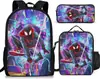 Mochila de liberación rápida transfronteriza de Spider-Man Set de tres piezas Dibujos animados para estudiante de primaria Mochila Escolar Mochila