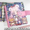 Cousin Grande Rosa M5 Manual Tendencia Dibujos Animados Hebilla Magnética Cuaderno Portátil Pequeño Cuaderno Estudiante Tarjetas de Hojas Sueltas