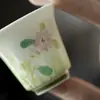 Taza de Té de Cerámica Mingzhishan Zhi Guoqing Jiefang Xiling - Taza de Té de Cerámica para Uso Doméstico, Taza Pequeña Individual para Entusiastas del Té