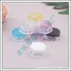 Caixa hexagonal de creme 3G recipiente de creme tamanho viagem caixa de sombra para olhos caixa de batom caixa de glitter 3ml caixa hexagonal de brilho labial
