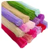 Palitos retorcidos de poliéster Tiras de felpa macarrón Ramo Jardín Niños Bricolaje Manualidades para padres e hijos Palitos retorcidos