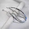 Pulsera Cilíndrica de Doble Capa de Piedra Natural para Hombre, Elegante y Lujosa, Sensación de Alta Gama, Accesorio de Moda para el Viaje Diario para Mujer