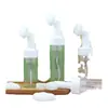 En Stock 100/250ml Botella Dispensadora de Plástico con Espuma Cepillo para Mascotas Botella con Bomba de Mousse Cepillo para Chaquetas de Plumas Botella de Espuma