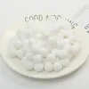 3cm 10 Piezas Por Paquete Bolas Blancas de Pelo de Alta Elasticidad Bolas de Pelo Pequeñas Coloridas de Poliéster Accesorios de Bolas de Felpa de Poliéster para Manualidades