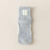 Calcetines Cortos de Algodón Jacquard de Tres Rayas Color Caramelo FOG Color Sólido Calcetines Deportivos de Moda Mismo Estilo para Hombres y Mujeres ins