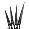 Tijeras de Peluquería Profesionales Wahl Negras de 6.0/6.5/ 7.0 pulgadas, Tijeras de Barbero con Punta Afilada y Filo Recto