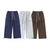 Pantalones Casuales Rectos de Moda Magmans para Hombre con Bolsillos Grandes, Pantalones de Chándal Deportivos Holgados de Pierna Ancha Ck25050