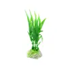 Acessórios para Aquário Plástico Grama Aquática Simulação Grama Aquática Paisagem de Aquário Ornamentos Plantas Grama Curta para o Primeiro Plano Bambu Rico em Folhas