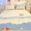 Conjunto de Três Peças de Esteira de Seda Gelada Classe A Verão Doméstico Dobrável Esteira de Ar Condicionado Esteira Macia Verão Dormitório Esteira Solteiro