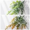 Flor artificial folha de dinheiro INS eucalipto fábrica família casamento flor segurando planta parede flor artificial decoração MW20206