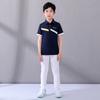 TTYGJ Roupa de golfe de verão infantil camisa polo de manga curta para meninos e meninas roupa esportiva de equipe traje de badminton