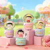 Set Completo de Muñecos de Té con Leche Periféricos de Dibujos Animados Anime, Bolas de Cristal Luminosas, Juguetes de Resina para Niños, Decoraciones de Escritorio, Luces Nocturnas