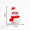 Lindo Papá Noel Muñeco de Nieve Alce Muñeco de Animal Pequeño Lindo Casa de Muñecas DIY Accesorios de Decoración Adornos Pequeños
